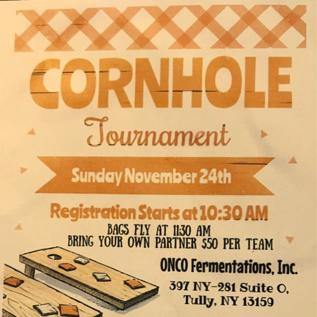 ONCO's first cornhole tournament!